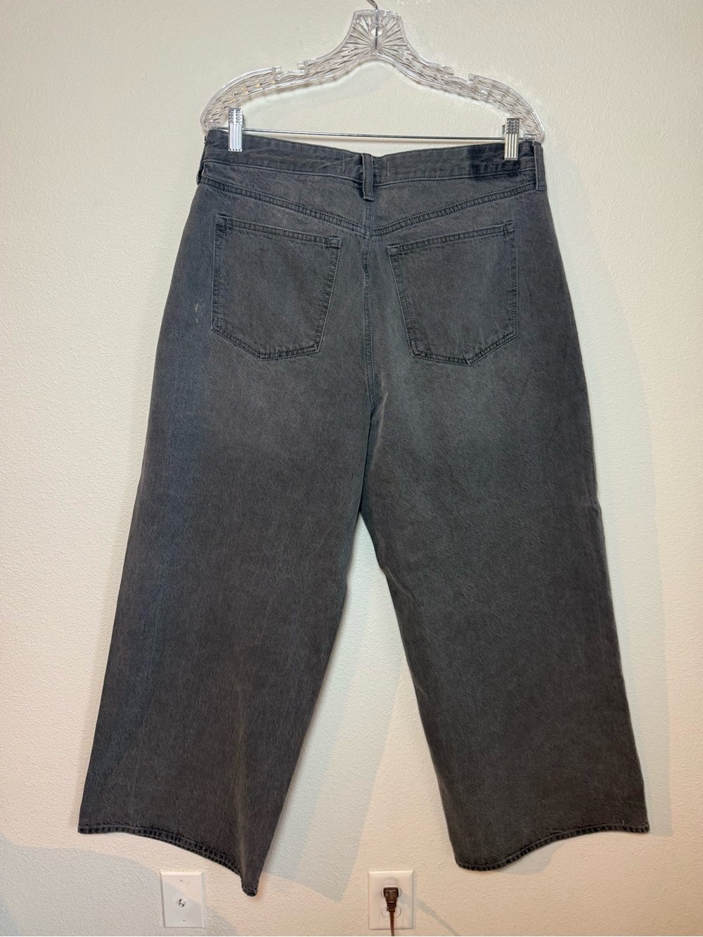 Abercrombie & Fitch HR Wide Leg Jeans -32 - Picture 4 of 4